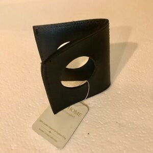 Nina Home by Nina Campbell Leather Napkin Rings Set of 6